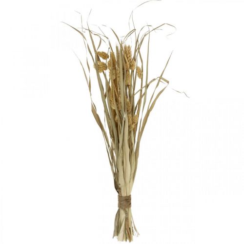 Erbe secche e cereali al naturale in un mazzo secco bouquet 48cm