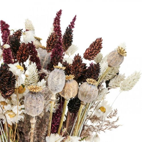 Bouquet di fiori secchi decorazione estiva fiori secchi 58cm