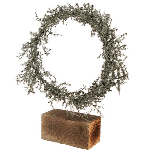 Prodotto Ghirlanda secca Ghirlanda decorativa rustica di asparagi base in legno Ø35cm