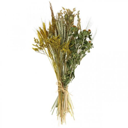 Floristik24 Fiori secchi Set fai da te giallo per bouquet secchi 60cm