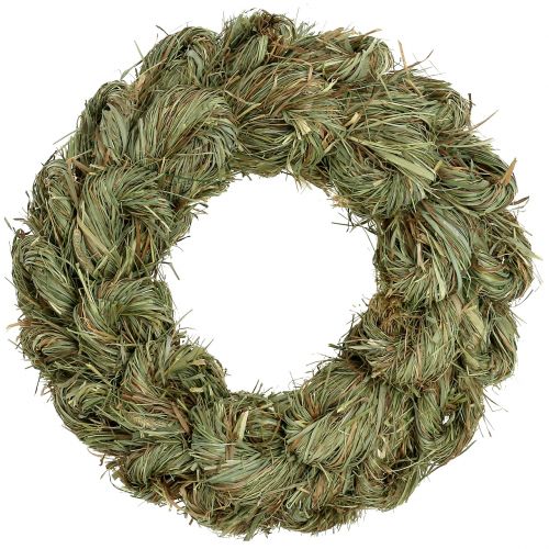 Prodotto Ghirlanda per porta, corona di fieno naturale Ø30 cm 1 pz