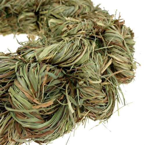 Prodotto Ghirlanda per porta, corona di fieno naturale Ø30 cm 1 pz