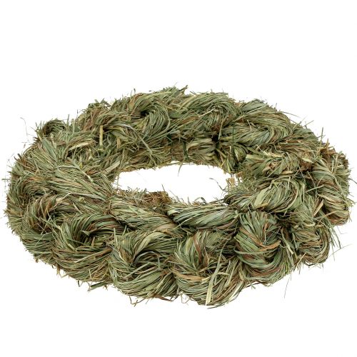 Prodotto Ghirlanda per porta, corona di fieno naturale Ø30 cm 1 pz