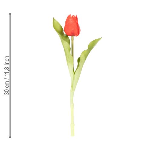 Prodotto Tulipani artificiali, decorazione primaverile rustica per qualsiasi vaso da tavolo, 30 cm, 7 pezzi