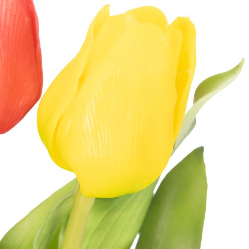Prodotto Tulipani artificiali, decorazione primaverile rustica per qualsiasi vaso da tavolo, 30 cm, 7 pezzi