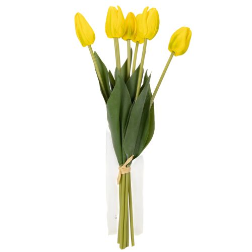Prodotto Fiori di tulipano artificiali per una realistica decorazione primaverile in soggiorno o in ufficio, 40 cm, 7 pezzi