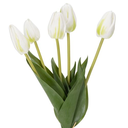 Floristik24 Fiori di tulipano artificiali decorativi per un design d'interni elegante, 40 cm, 5 pezzi