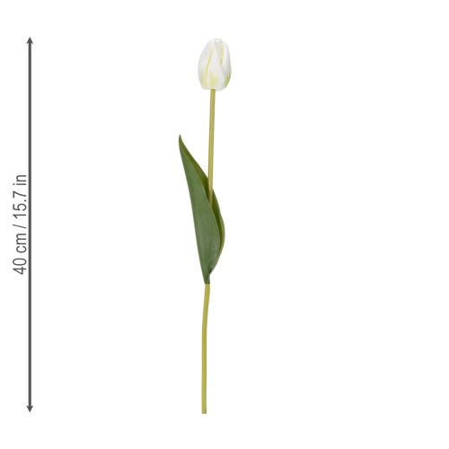 Prodotto Fiori di tulipano artificiali decorativi per un design d'interni elegante, 40 cm, 5 pezzi