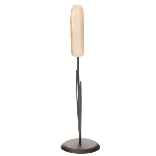 Prodotto Oggetto decorativo a forma di tulipano su supporto per un design d'interni elegante e senza tempo, 33,5 cm