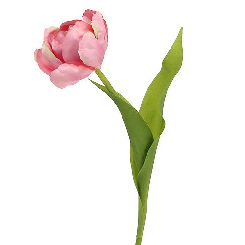 Floristik24 Tulipano rosa 37 cm 6 pezzi
