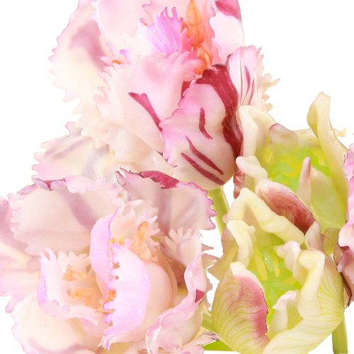 Prodotto Tulipani artificiali tulipani pappagallo viola bouquet con 5 fiori 40cm