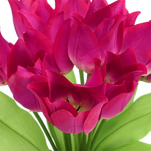 Floristik24 Cespuglio di tulipani rosa L 30cm