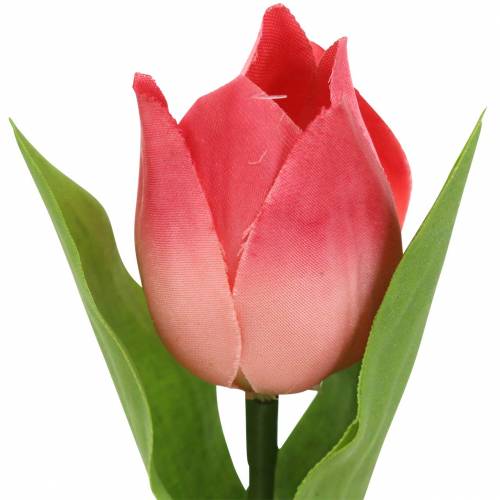 Prodotto Tulipano mix fiori artificiali rosa albicocca 16 cm 12 pezzi