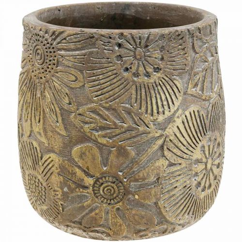 Prodotto Fioriera fiori d&#39;oro vaso da fiori in ceramica Ø17cm H19cm