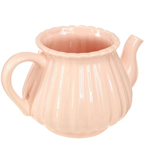 Prodotto Fioriera teiera decorativa in ceramica arancione giallo 19,5×13,5×11 cm 2 pz