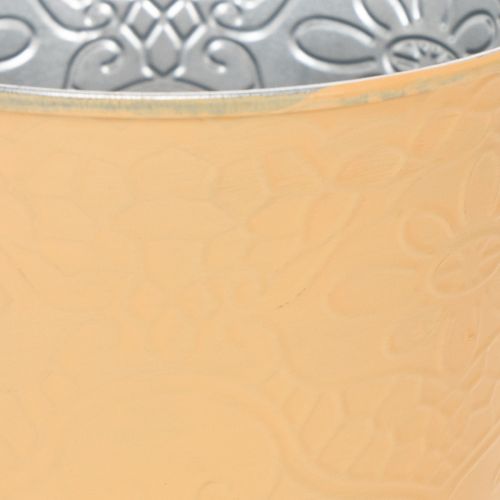 Prodotto Vaso in metallo, arancione pastello, Ø13,5 cm H12,5 cm