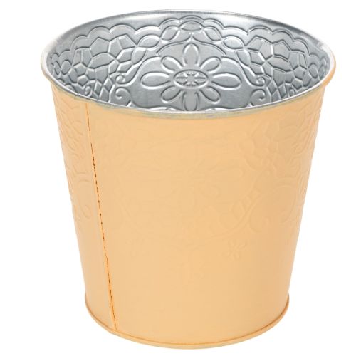 Prodotto Vaso in metallo, arancione pastello, Ø13,5 cm H12,5 cm
