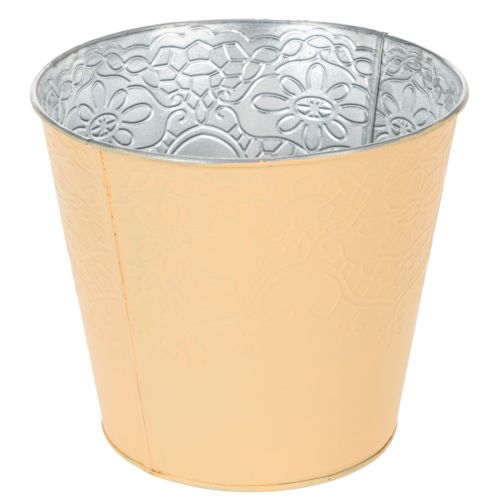 Prodotto Vaso in metallo, arancione pastello, Ø16cm H14cm
