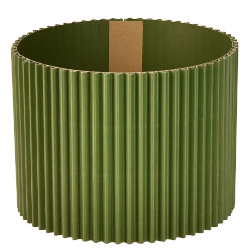 Vaso da fiori in carta verde scuro Ø19cm H14cm 3 pezzi