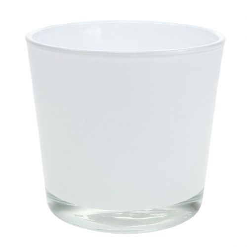 Prodotto Fioriera in vetro bianco Ø11,5cm H11cm