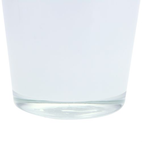 Prodotto Fioriera in vetro bianco Ø11,5cm H11cm