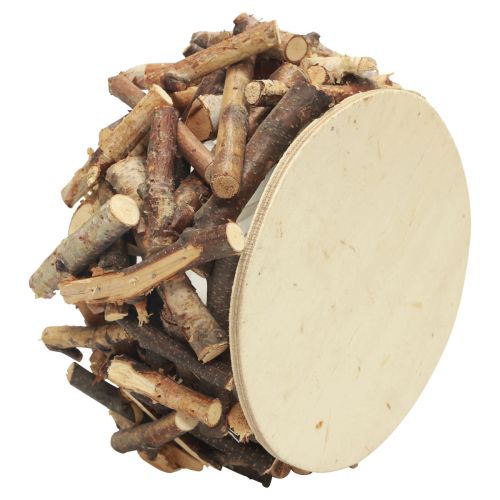Floristik24 Fioriera in legno vaso da fiori in legno vaso per piante natura Ø23cm H13cm