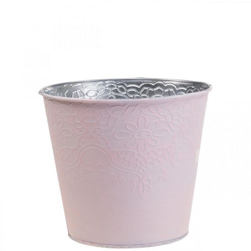 Vaso da fiori vaso da fiori in metallo rosa pastello Ø12cm