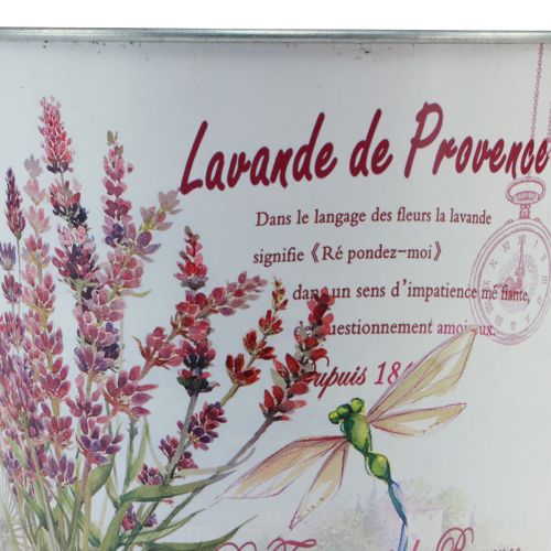 Prodotto Fioriera in metallo lavanda vaso da fiori piccolo Ø18cm H15,5cm