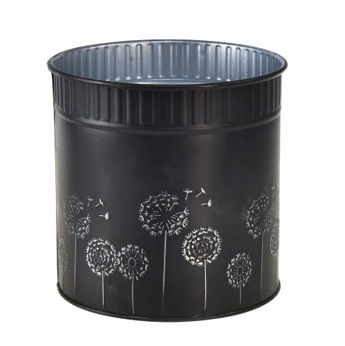 Fioriera Tarassaco Vaso da fiori Nero Ø15,5 cm H15,5 cm