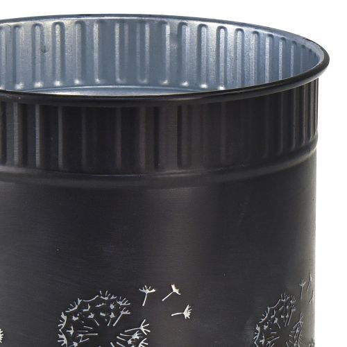 Prodotto Fioriera Tarassaco Vaso da fiori Nero Ø15,5 cm H15,5 cm