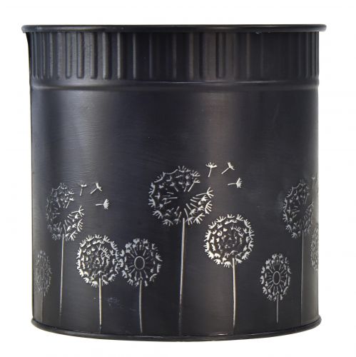 Prodotto Vaso per fiori di tarassaco, nero, Ø15,5cm H15,5cm