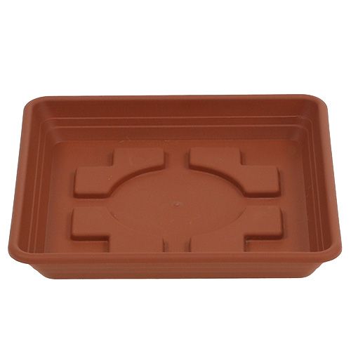 Sottobicchiere Lara quadrato 29 cm x 29 cm terracotta 1 pz