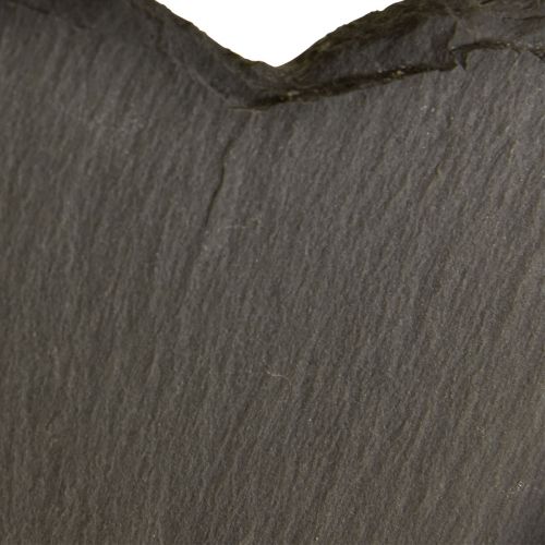 Prodotto San Valentino Cuore in Ardesia Cuore Decorativo Nero 25 cm 2 pz