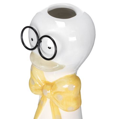 Prodotto Vaso a forma di anatra con grazioso design per una divertente decorazione da tavola, 24 cm, 2 pezzi