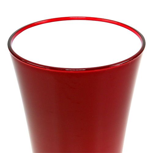 Prodotto Vaso &quot;Fizzy&quot; Ø13,5cm H20cm rosso, 1pz
