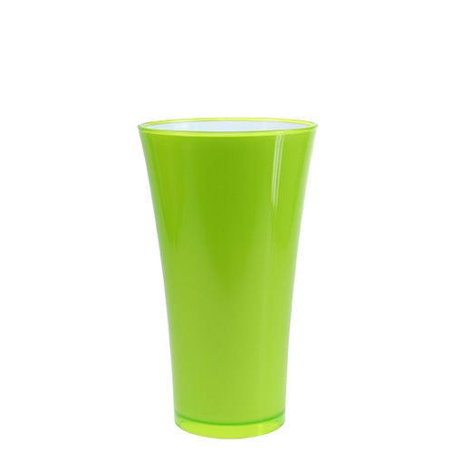 Floristik24 Vaso &quot;Fizzy&quot; Ø16cm H27cm verde mela, 1pz