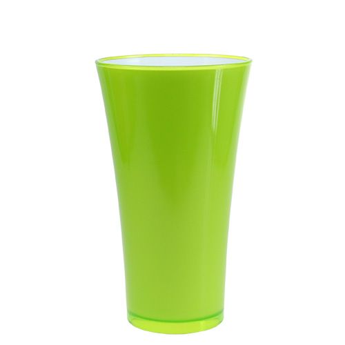 Floristik24 Vaso &quot;Fizzy&quot; Ø20cm H35cm verde mela, 1pz