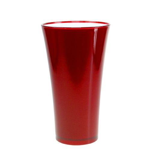 Vaso “Fizzy” Ø20cm H35cm rosso 1 pz