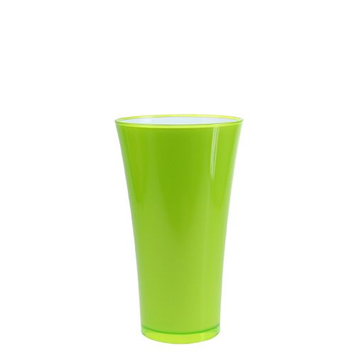 Floristik24 Vaso “Fizzy” Ø14,6 cm H21 cm verde mela 1 pz