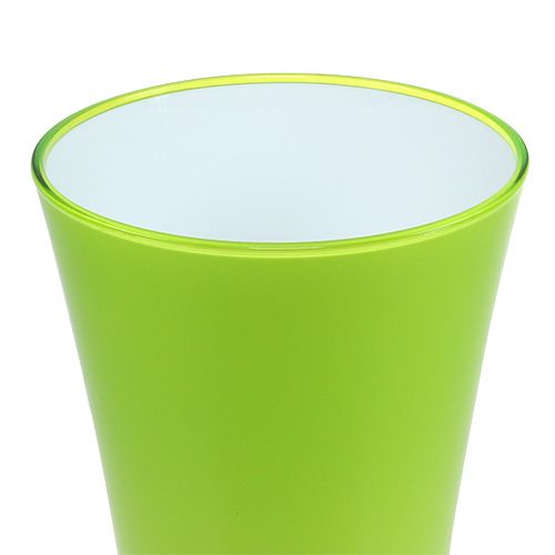 Prodotto Vaso “Fizzy” Ø14,6 cm H21 cm verde mela 1 pz