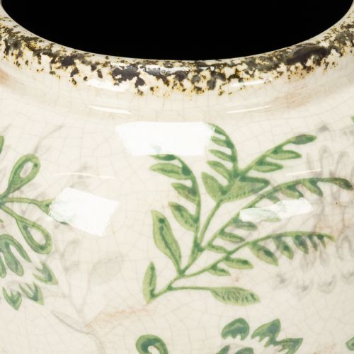 Prodotto Vaso con delicato motivo vegetale per la decorazione della casa 19 cm