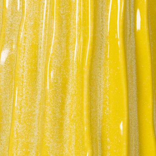 Prodotto Vaso con design scanalato per un elegante arredamento d'interni nel soggiorno, 33 cm