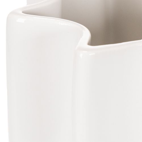 Vaso a coste, vaso decorativo alto per fiori secchi, 24 cm | Floristik24.it