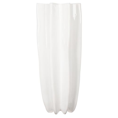 Vaso da fiori scanalato, moderno, decorativo, 38 cm | Floristik24.it