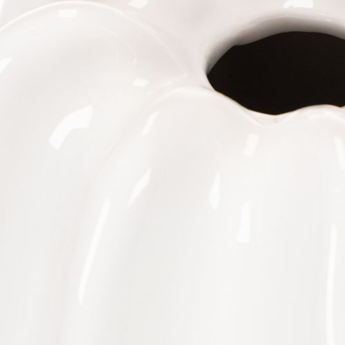 Vaso a coste, moderno vaso in ceramica per fiori secchi, 40 cm | Floristik24.it