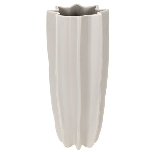 Vaso moderno a coste, alto vaso decorativo per fiori secchi, 38 cm acquistare | Floristik24.it