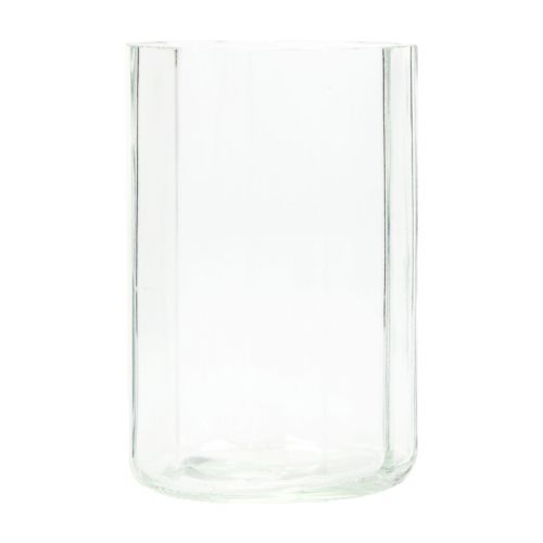 Prodotto Portacandele lanterna in vetro trasparente Ø9,5 cm H15 cm 6 pezzi