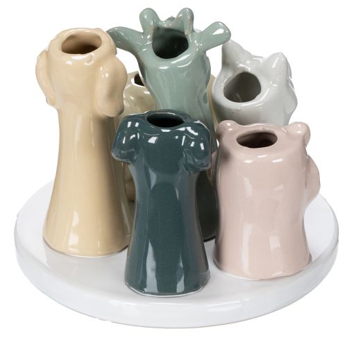 Prodotto Statuette decorative di animali in vaso, perfette per un design giocoso della stanza, 13 cm