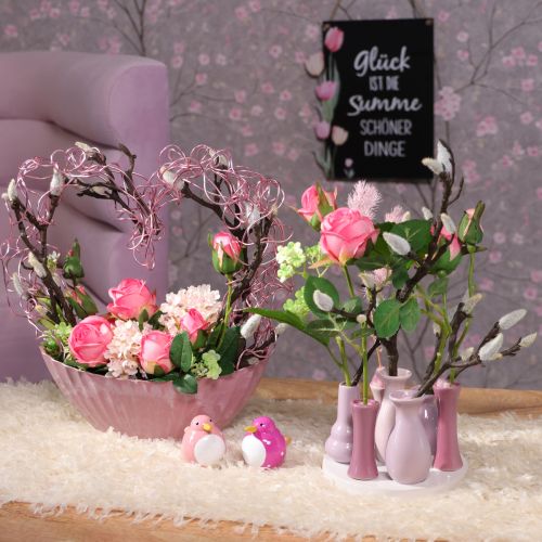 Prodotto Set di vasi in ceramica, arredamento moderno per soggiorno, 14 cm