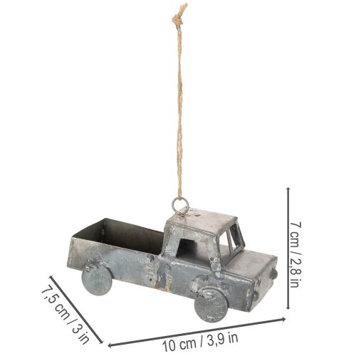 Prodotto Macchinine decorative vintage in metallo da appendere, misure assortite, 9-10 cm, 4 pezzi